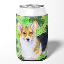 Load image into Gallery viewer, Pembroke Corgi St Patrick's Can or Bottle Hugger BB9816CC