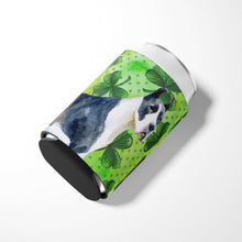 Load image into Gallery viewer, Harlequin Great Dane St Patrick's Can or Bottle Hugger BB9817CC
