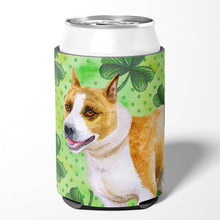 Load image into Gallery viewer, American Staffordshire St Patrick's Can or Bottle Hugger BB9818CC