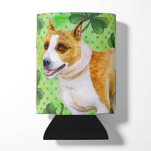 Load image into Gallery viewer, American Staffordshire St Patrick's Can or Bottle Hugger BB9818CC