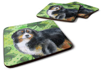 Load image into Gallery viewer, Bernese Mountain Dog St Patrick's Foam Coaster  BB9819FC