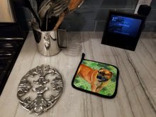 Load image into Gallery viewer, Boerboel Mastiff St Patrick's Pot Holders - Set of 2 - Heat-Resistant Kitchen Essentials BB9820PTHD