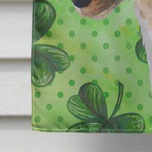Load image into Gallery viewer, Smooth Fox Terrier St Patrick's Flag Canvas House Size BB9821CHF