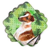 Load image into Gallery viewer, Smooth Fox Terrier St Patrick's Foam Coaster  BB9821FC