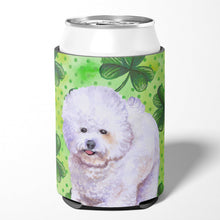 Load image into Gallery viewer, Bichon Frise St Patrick's Can or Bottle Hugger BB9822CC