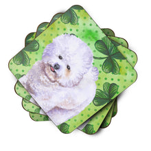 Load image into Gallery viewer, Bichon Frise St Patrick's Foam Coaster  BB9822FC