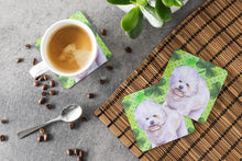 Load image into Gallery viewer, Bichon Frise St Patrick's Foam Coaster  BB9822FC