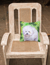 Load image into Gallery viewer, Bichon Frise St Patrick's Fabric Decorative Pillow BB9822PW1818