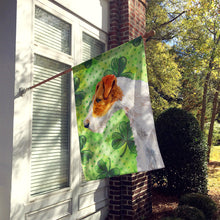 Load image into Gallery viewer, Fox Terrier St Patrick's Flag Canvas House Size BB9824CHF