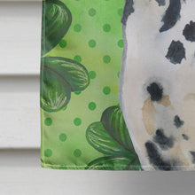 Load image into Gallery viewer, Dalmatian St Patrick's Flag Canvas House Size BB9827CHF