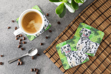Load image into Gallery viewer, Dalmatian St Patrick's Coasters - Set of 4 Lightweight Foam, Absorbent Drink Coasters