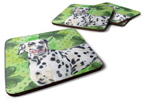 Load image into Gallery viewer, Dalmatian St Patrick's Coasters - Set of 4 Lightweight Foam, Absorbent Drink Coasters