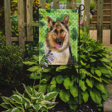 Load image into Gallery viewer, German Shepherd St Patrick's Garden Flag - Outdoor Decorative Yard Flag BB9828GF