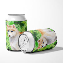 Load image into Gallery viewer, Siberian Husky St Patrick's Can or Bottle Hugger BB9829CC