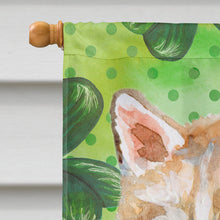 Load image into Gallery viewer, Siberian Husky St Patrick's Flag Canvas House Size BB9829CHF