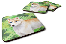 Load image into Gallery viewer, Siberian Husky St Patrick's Foam Coaster  BB9829FC