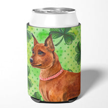Load image into Gallery viewer, Miniature Pinscher St Patrick's Can or Bottle Hugger BB9830CC