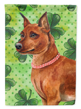 Load image into Gallery viewer, Miniature Pinscher St Patrick's Garden Flag - Outdoor Decorative Yard Flag BB9830GF