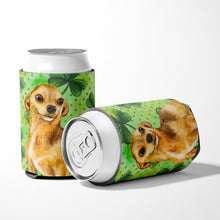 Load image into Gallery viewer, Chihuahua St Patrick's Can or Bottle Hugger BB9832CC
