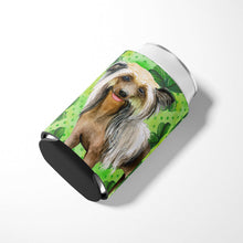 Load image into Gallery viewer, Chinese Crested St Patrick's Can or Bottle Hugger BB9833CC