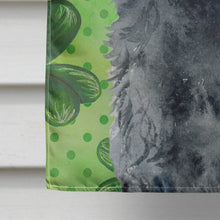 Load image into Gallery viewer, Giant Schnauzer St Patrick's Flag Canvas House Size BB9834CHF