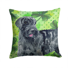 Load image into Gallery viewer, Giant Schnauzer St Patrick's Throw Pillow - 14x14 Decorative Pillow – Art for Your Home &amp; Patio BB9834PW1414
