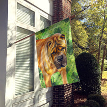 Load image into Gallery viewer, Shar Pei St Patrick's Flag Canvas House Size BB9835CHF