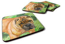 Load image into Gallery viewer, Shar Pei St Patrick's Foam Coaster  BB9835FC