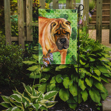 Load image into Gallery viewer, Shar Pei St Patrick's Garden Flag - Outdoor Decorative Yard Flag BB9835GF