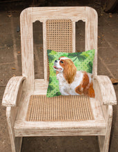 Load image into Gallery viewer, Cavalier Spaniel St Patrick's Fabric Decorative Pillow BB9837PW1818