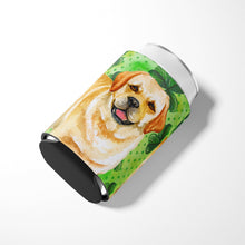 Load image into Gallery viewer, Golden Retriever St Patrick's Can or Bottle Hugger
