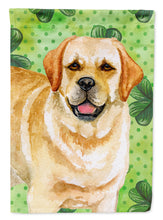 Load image into Gallery viewer, Golden Retriever St Patrick's Flag Canvas House Size BB9838CHF
