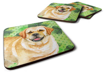 Load image into Gallery viewer, Golden Retriever St Patrick's Foam Coaster  BB9838FC