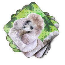 Load image into Gallery viewer, Poodle St Patrick's Foam Coaster  BB9839FC