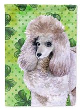 Load image into Gallery viewer, Poodle St Patrick's Garden Flag - Outdoor Decorative Yard Flag BB9839GF