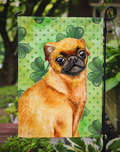 Load image into Gallery viewer, Small Brabant Griffon St Patrick's Garden Flag - Outdoor Decorative Yard Flag BB9841GF