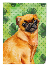 Load image into Gallery viewer, Small Brabant Griffon St Patrick's Garden Flag - Outdoor Decorative Yard Flag BB9841GF