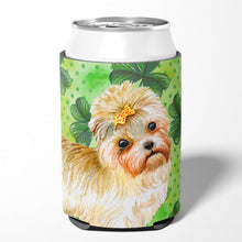 Load image into Gallery viewer, Morkie St Patrick's Can or Bottle Hugger BB9842CC