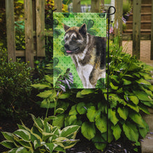 Load image into Gallery viewer, American Akita St Patrick's Garden Flag - Outdoor Decorative Yard Flag BB9843GF