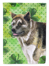 Load image into Gallery viewer, American Akita St Patrick's Garden Flag - Outdoor Decorative Yard Flag BB9843GF
