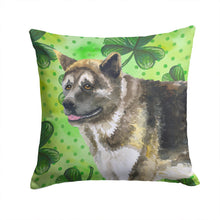 Load image into Gallery viewer, American Akita St Patrick's Throw Pillow - 14x14 Decorative Pillow – Art for Your Home &amp; Patio BB9843PW1414