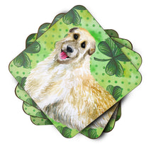 Load image into Gallery viewer, Irish Wolfhound St Patrick's Foam Coaster  BB9844FC