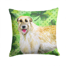 Load image into Gallery viewer, Irish Wolfhound St Patrick's Throw Pillow - 14x14 Decorative Pillow – Art for Your Home &amp; Patio