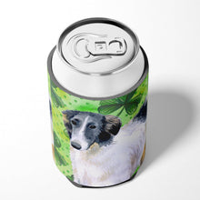 Load image into Gallery viewer, Borzoi St Patrick's Can or Bottle Hugger BB9846CC