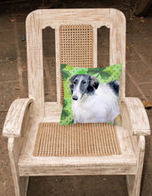 Load image into Gallery viewer, Borzoi St Patrick's Fabric Decorative Pillow BB9846PW1818