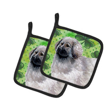 Load image into Gallery viewer, Moscow Watchdog St Patrick's Pot Holders - Set of 2 - Heat-Resistant Kitchen Essentials BB9847PTHD