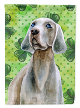Load image into Gallery viewer, Weimaraner St Patrick's Flag Canvas House Size BB9848CHF