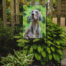 Load image into Gallery viewer, Weimaraner St Patrick's Garden Flag - Outdoor Decorative Yard Flag BB9848GF