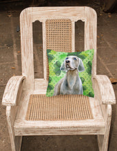 Load image into Gallery viewer, Weimaraner St Patrick's Fabric Decorative Pillow BB9848PW1818
