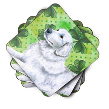Load image into Gallery viewer, Maremma Sheepdog St Patrick's Foam Coaster  BB9849FC